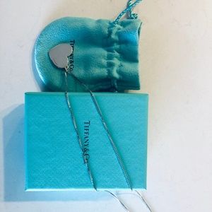 Authentic Tiffany Sterling Silver Heart Necklace
